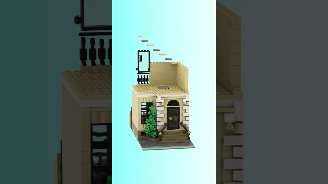 Lego Modular Building MOC - Speed Build Animation #legospeedbuild