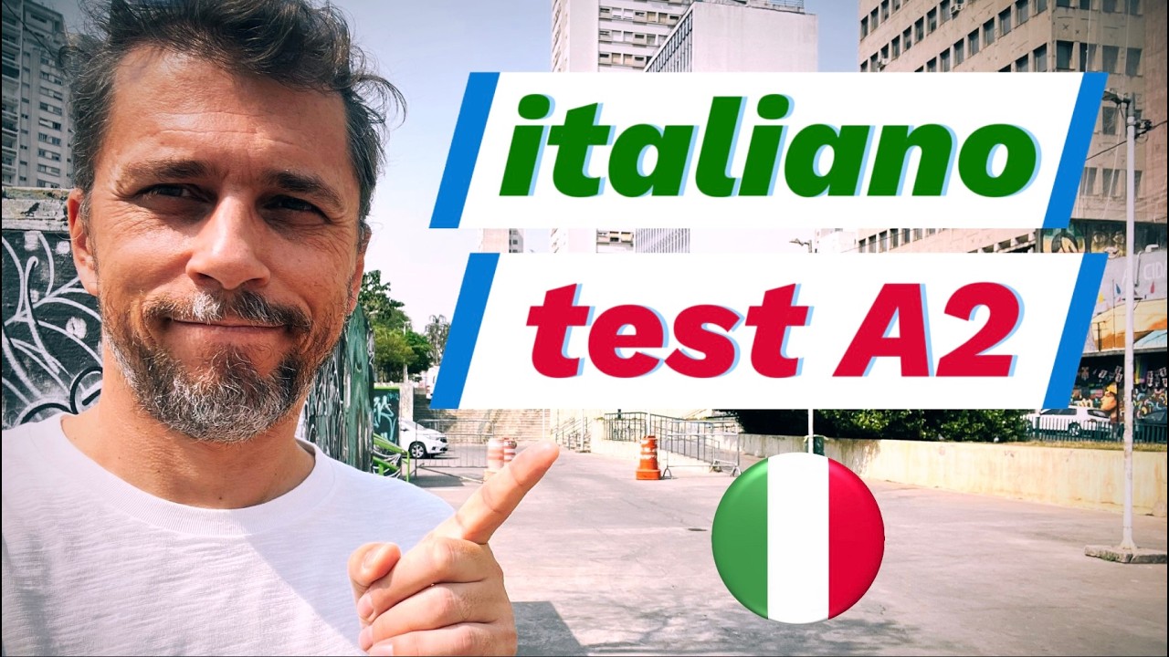 Italiano test A2 imparare italiano Learn italian livello A2