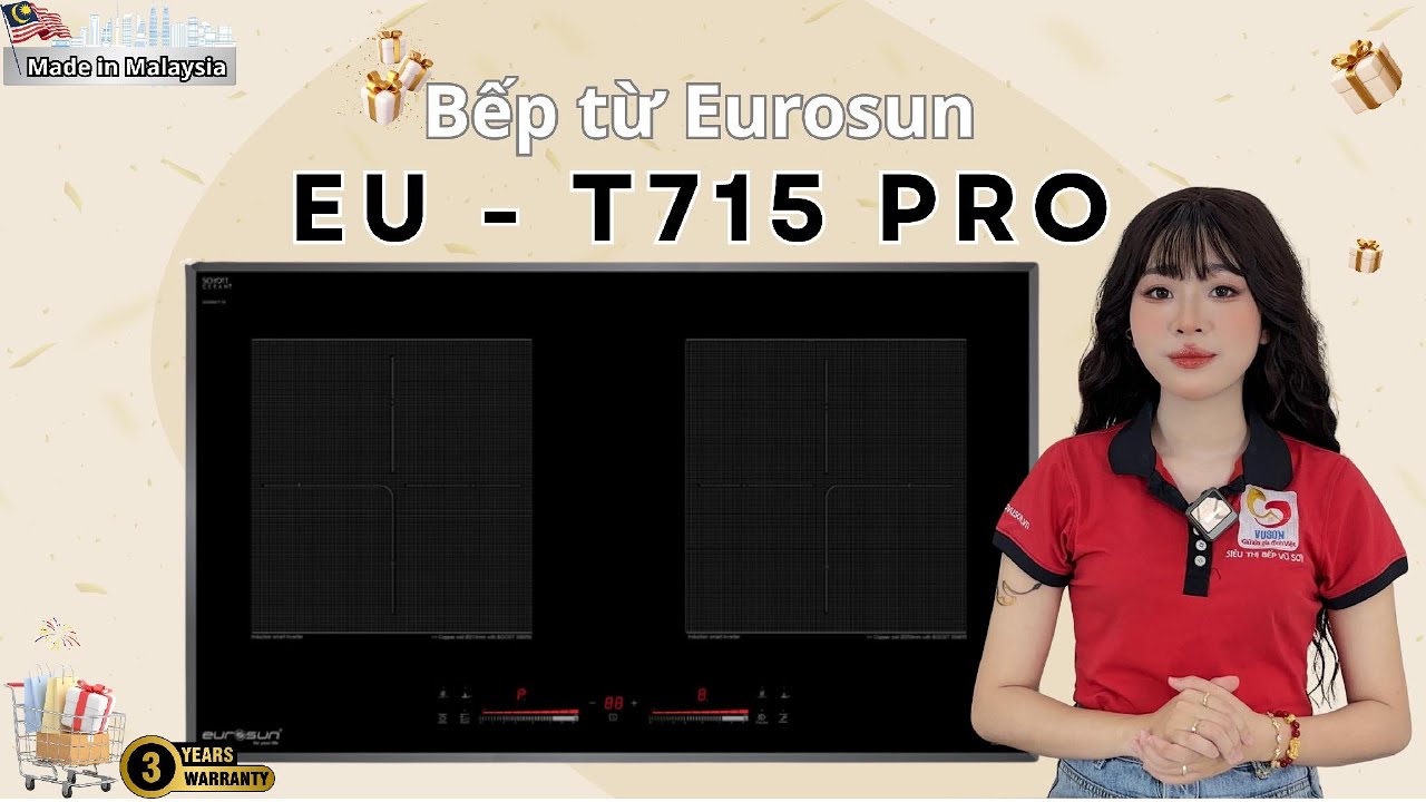 Eurosun EU-T715Pro: Inverter kép Tiết Kiệm Điện suốt 10 năm | Siêu thị Bếp Vũ Sơn