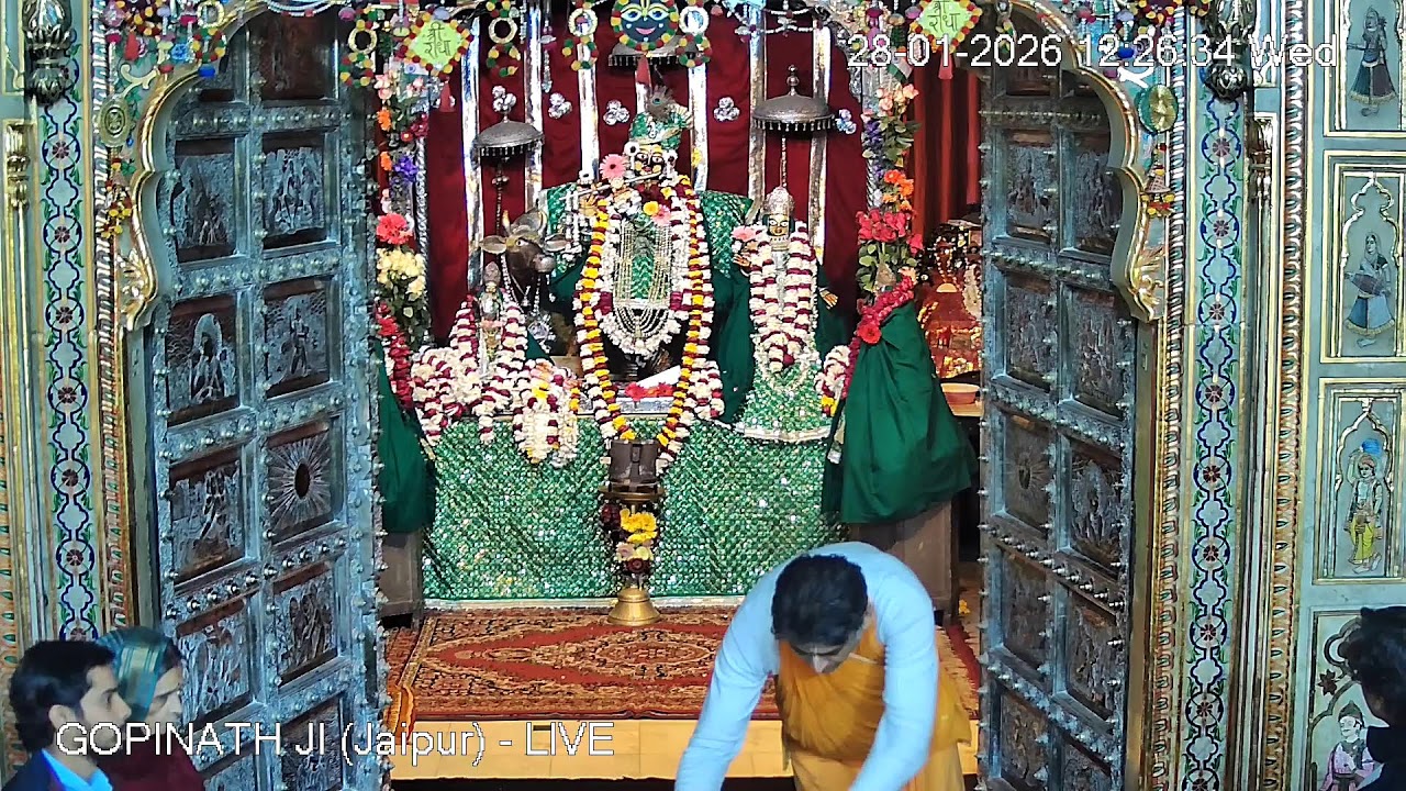 GOPINATH JI MANDIR (Jaipur) - LIVE DARSHAN (28th january 2026)