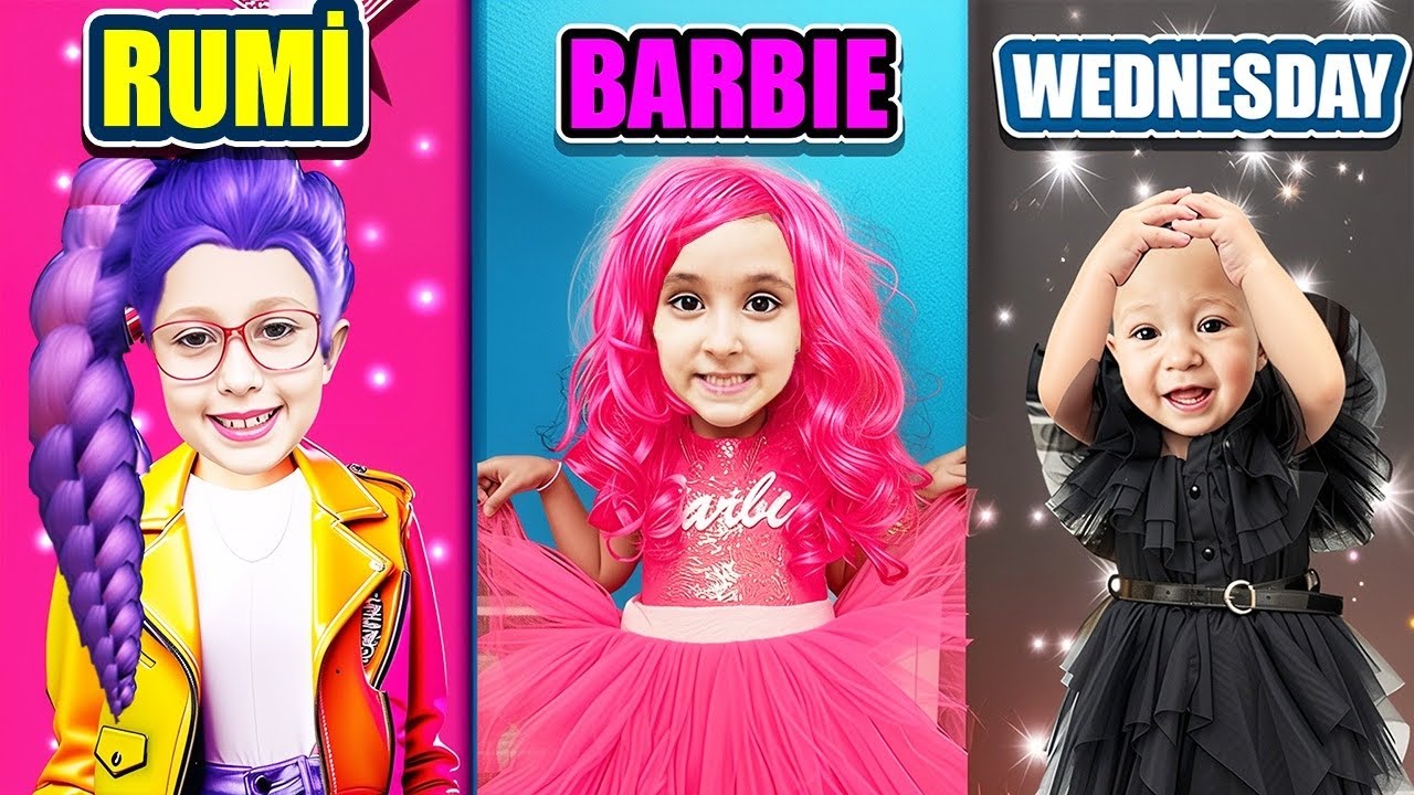 BAHAR BANU ALYA VE ASEL MİRA K POP RUMİ OLDU !! 