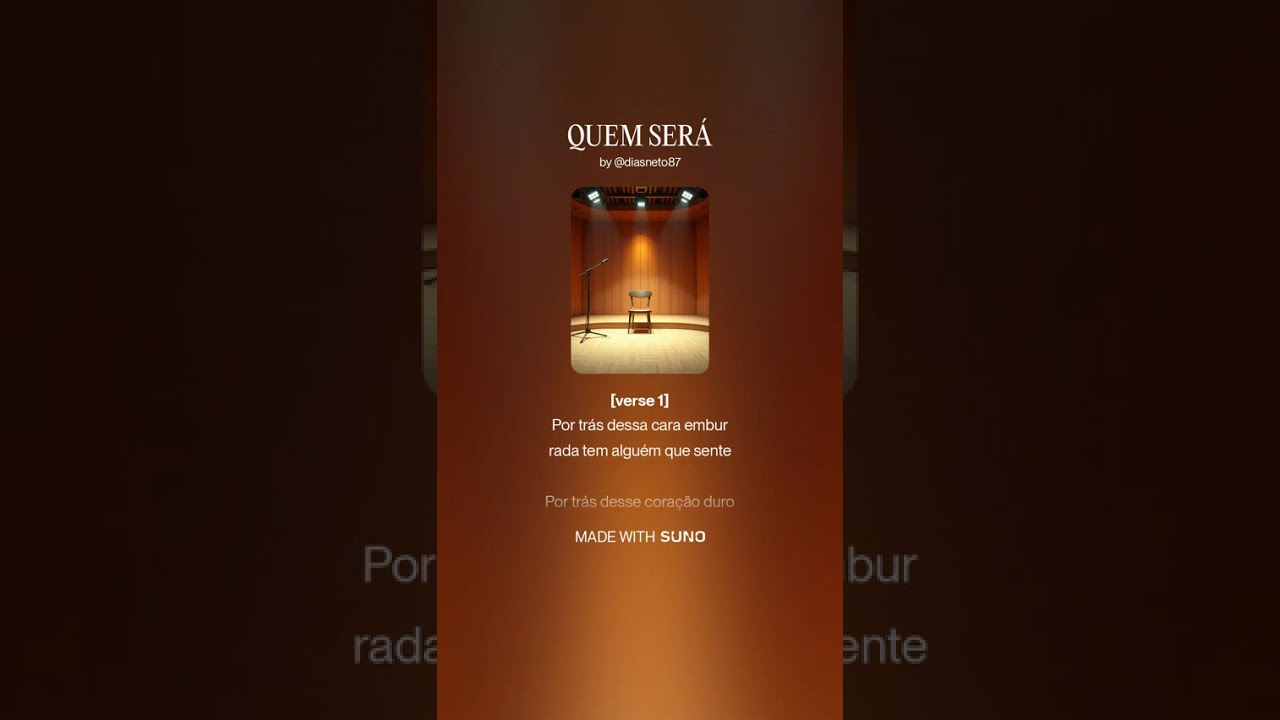 QUEM SERÁ #cancaoautoral #musica #samba #pagode #música
