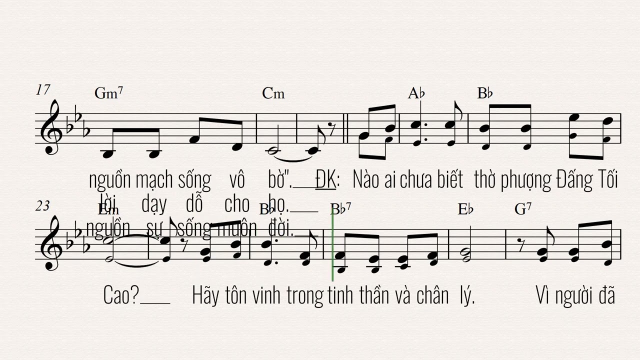 AB: NGUỒN NƯỚC HẰNG SỐNG - Thiên Lý