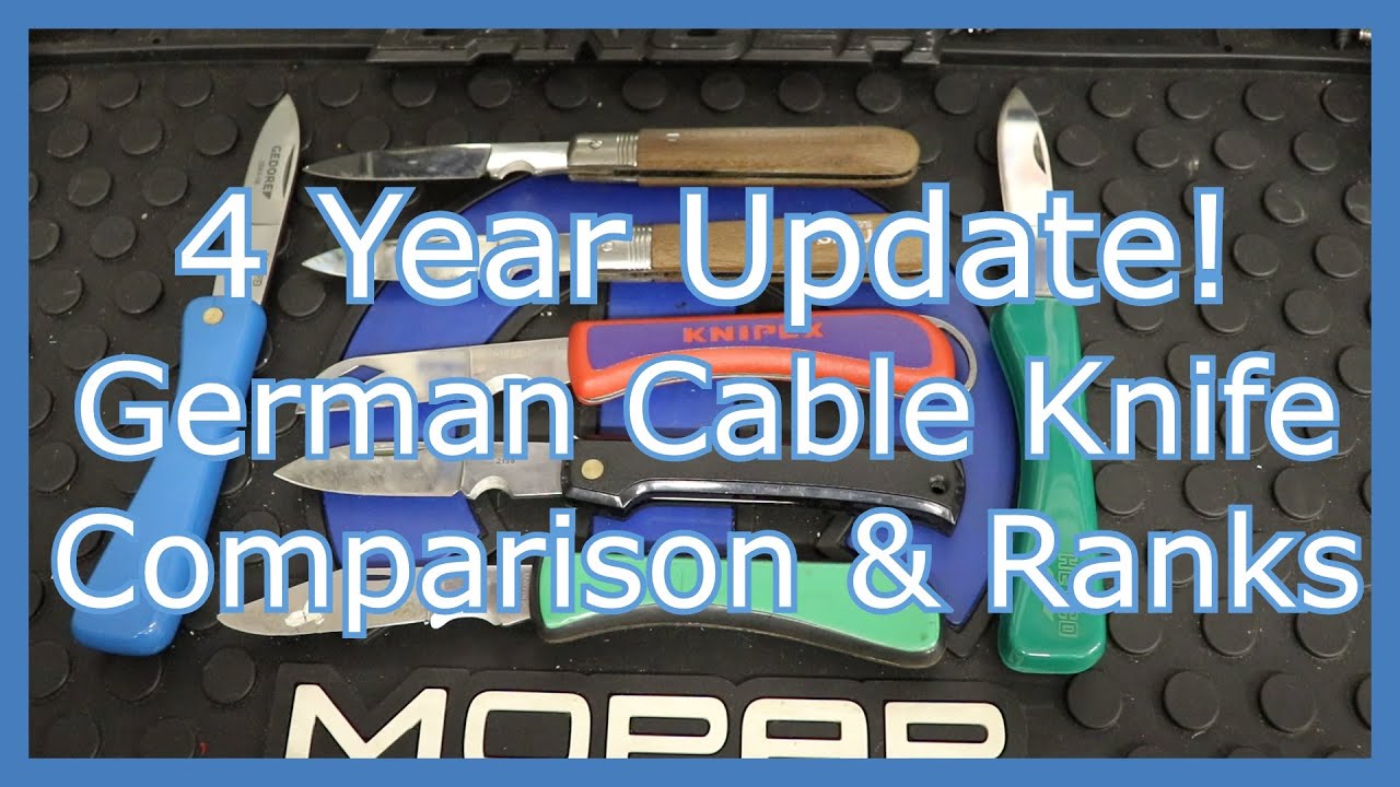 German Pocket Knife Comparison: Four Year Update with Final Rankings!
