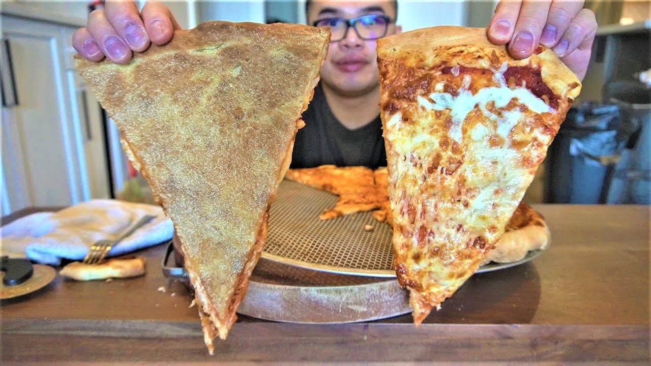 NEW YORK STYLE PIZZA at Home -  Crusty Bottoms with NO PIZZA STONE NEEDED