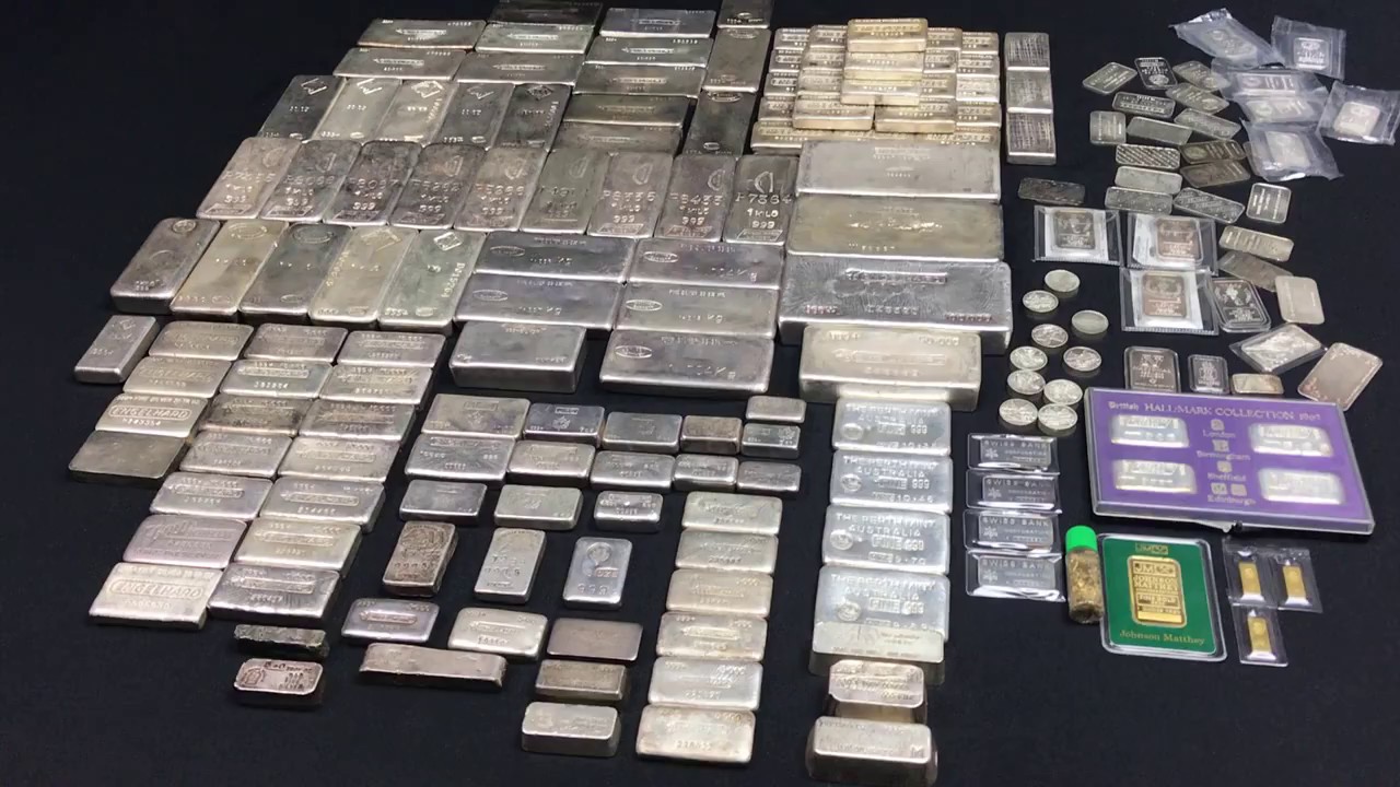 Over $50,000 in Rare Vintage Poured Silver Bars!