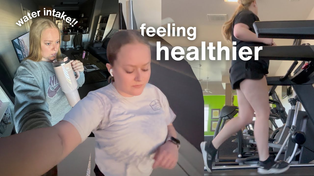a week of trying to be healthier 🏋🏼‍♀️ running, drinking more water & being active