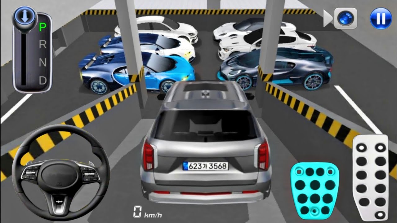 🔥 Realistic Parking Challenge in 3D Driving Class | Underground Garage 🚗💥 Car Driving gameplay 