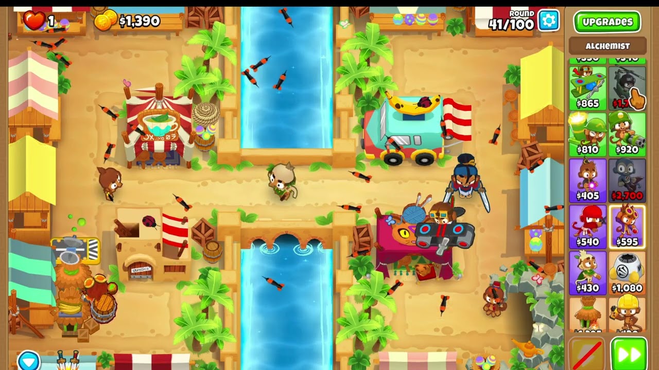 BTD6  Bazaar CHIMPS guide (very easy)