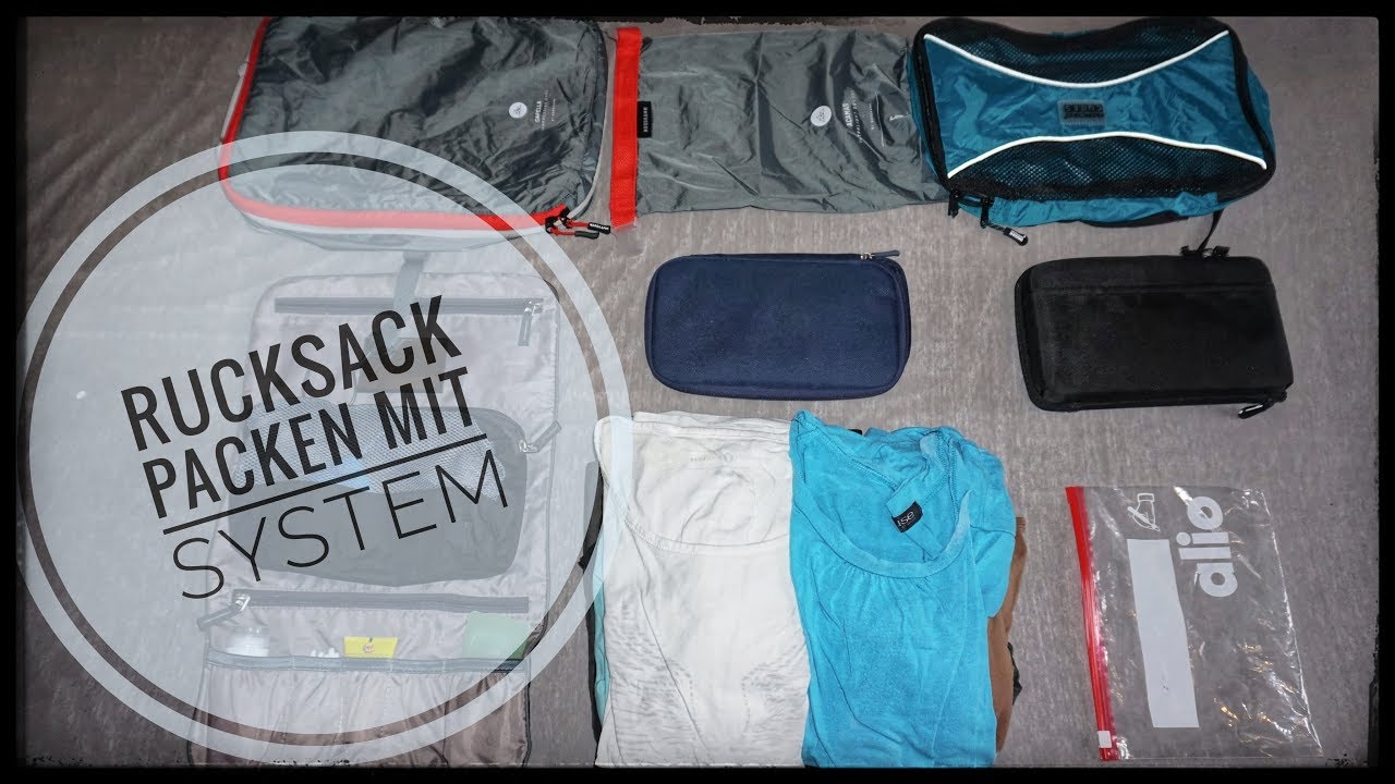 Rucksack packen | Packsysteme und Packhilfen