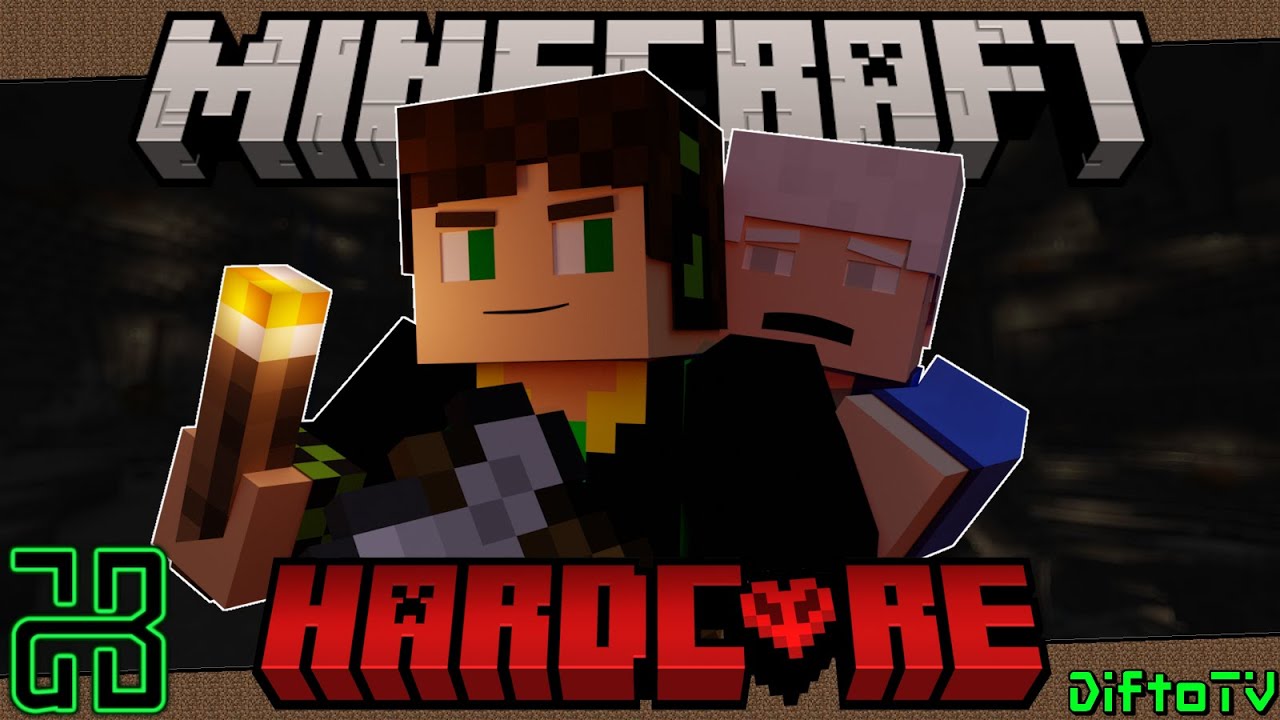 Cave Diving with SHARED HEALTH | Hardcore Minecraft w/NO CRAFTING
