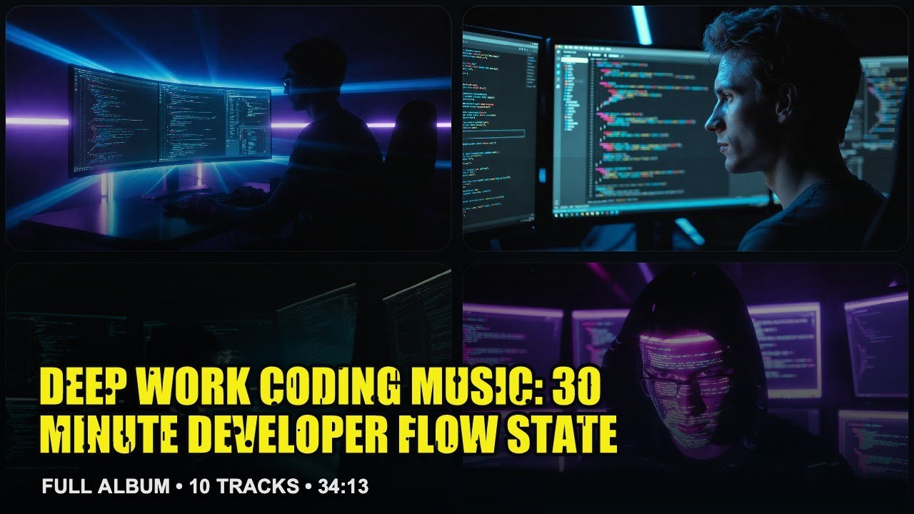 Deep Work Coding Music: 30 Minute Developer Flow State | Full Album