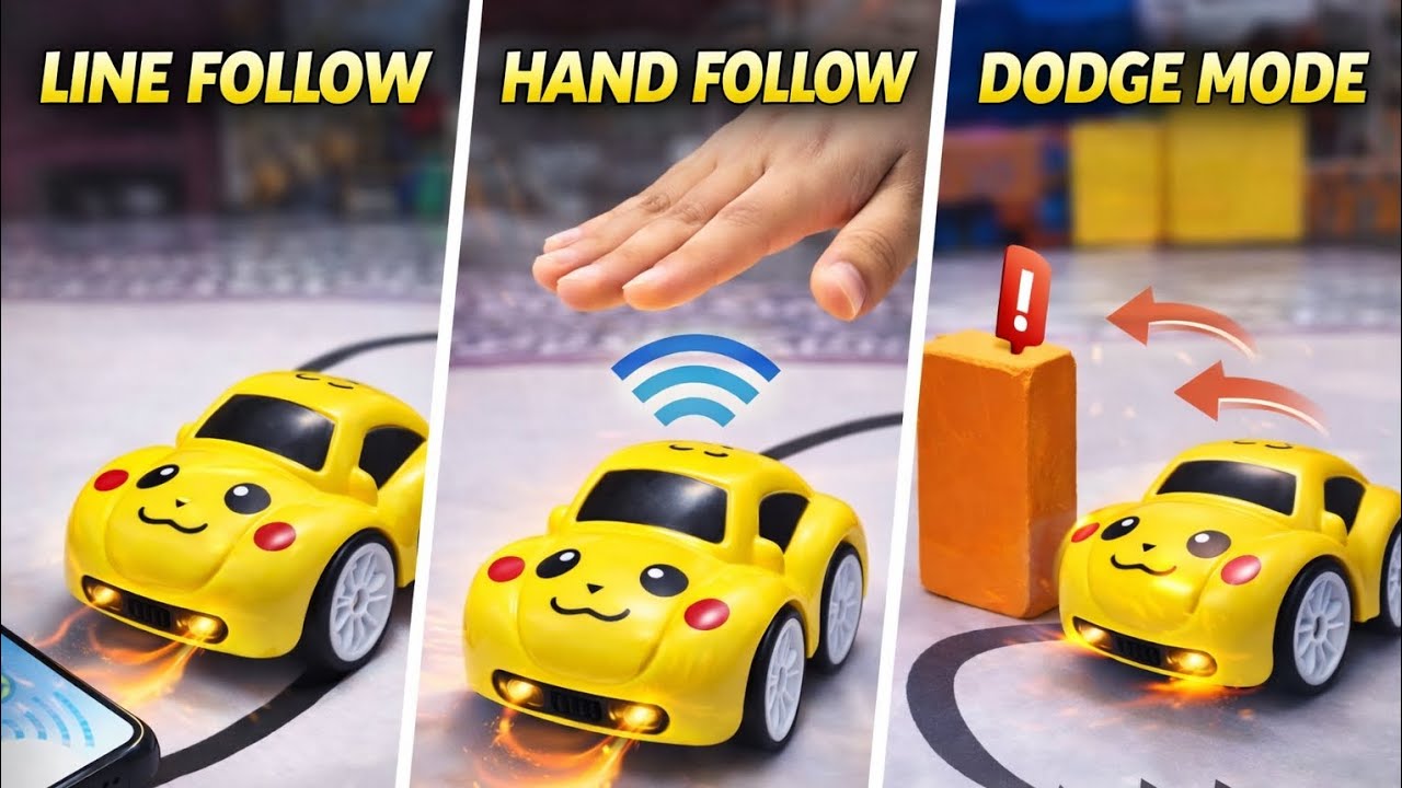 Smart Toy Car | Remote + Line Follow | Honest Review Hindi