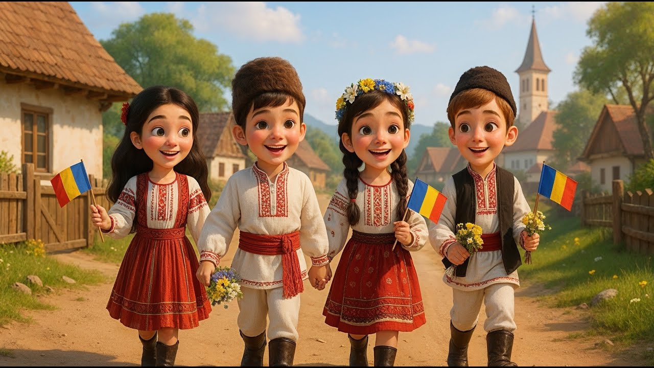 România, țara mea | Cântec de 1 Decembrie pentru copii | La mulți ani, România!