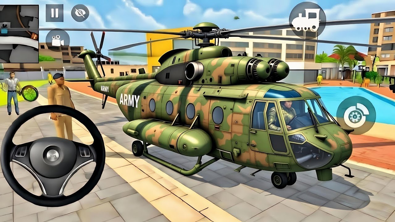 🕷️Army Wala Helicopter & Yellow Spiderman 3D Game🤩Indian Thift Auto🤑Purchase Lot's of Spiderman