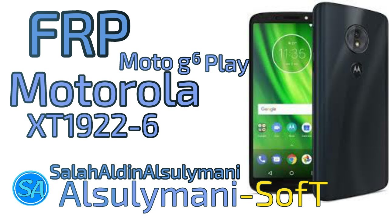 تخطي حساب جوجل  XT922-6 FRP MOTO G6 play_Motorola