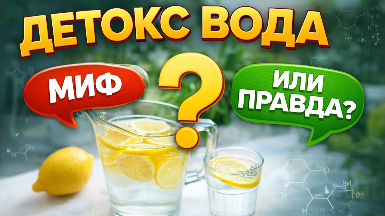 Детокс вода — правда или миф? Что реально очищает организм