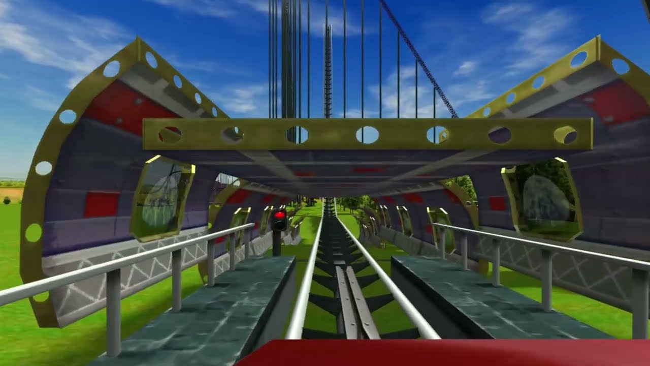 Ride VelociCoaster in Roller Coaster Tycoon 3!