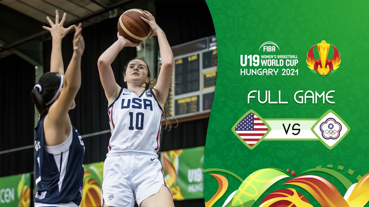 USA v Chinese Taipei | Full Game - FIBA U19 Women's Basketball World Cup 2021