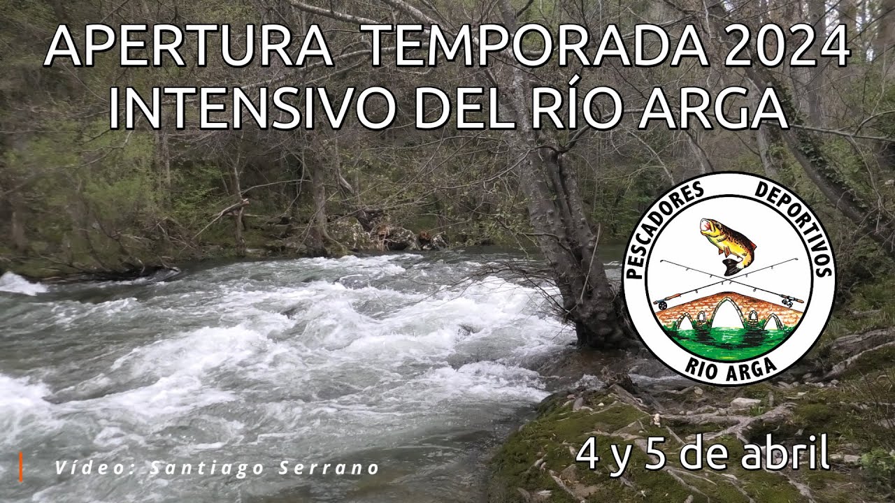 Apertura pesca en el intensivo del río Arga 2024