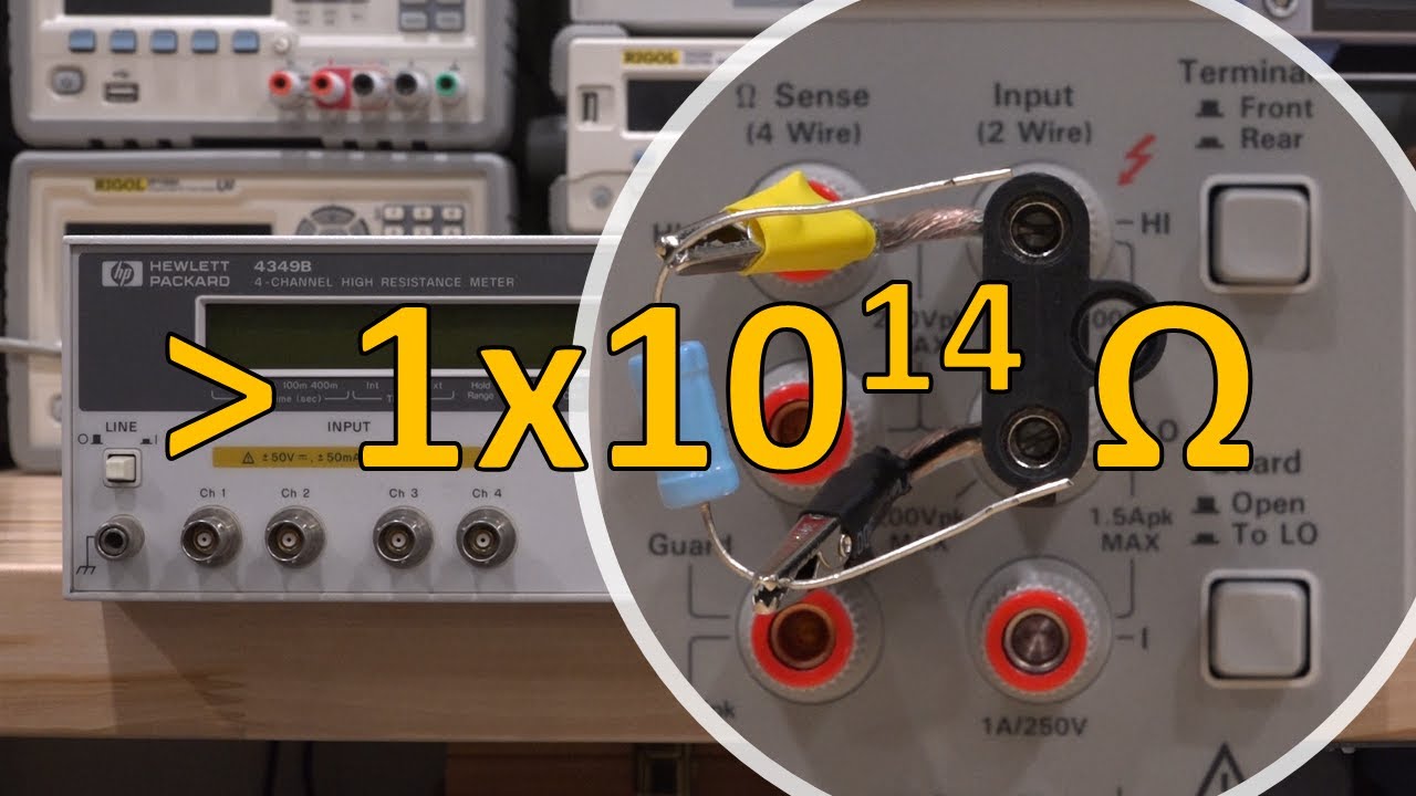 TNP #30 - Agilent 4349B 4-Channel High Resistance Meter Teardown, Repair & Experiments