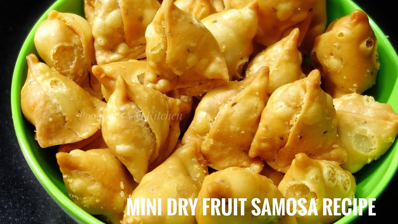 Make Crispy Mini Dry Fruit Samosa without breaking or falling apart | Perfect Mini Samosa Recipe