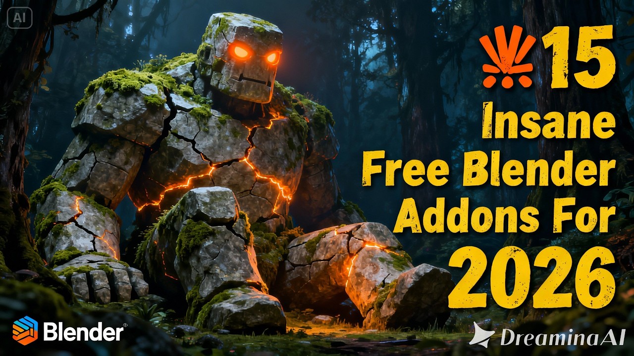 Топ-10 бесплатных дополнений для Blender, которые обязательно должны быть у вас в 2026 году!
