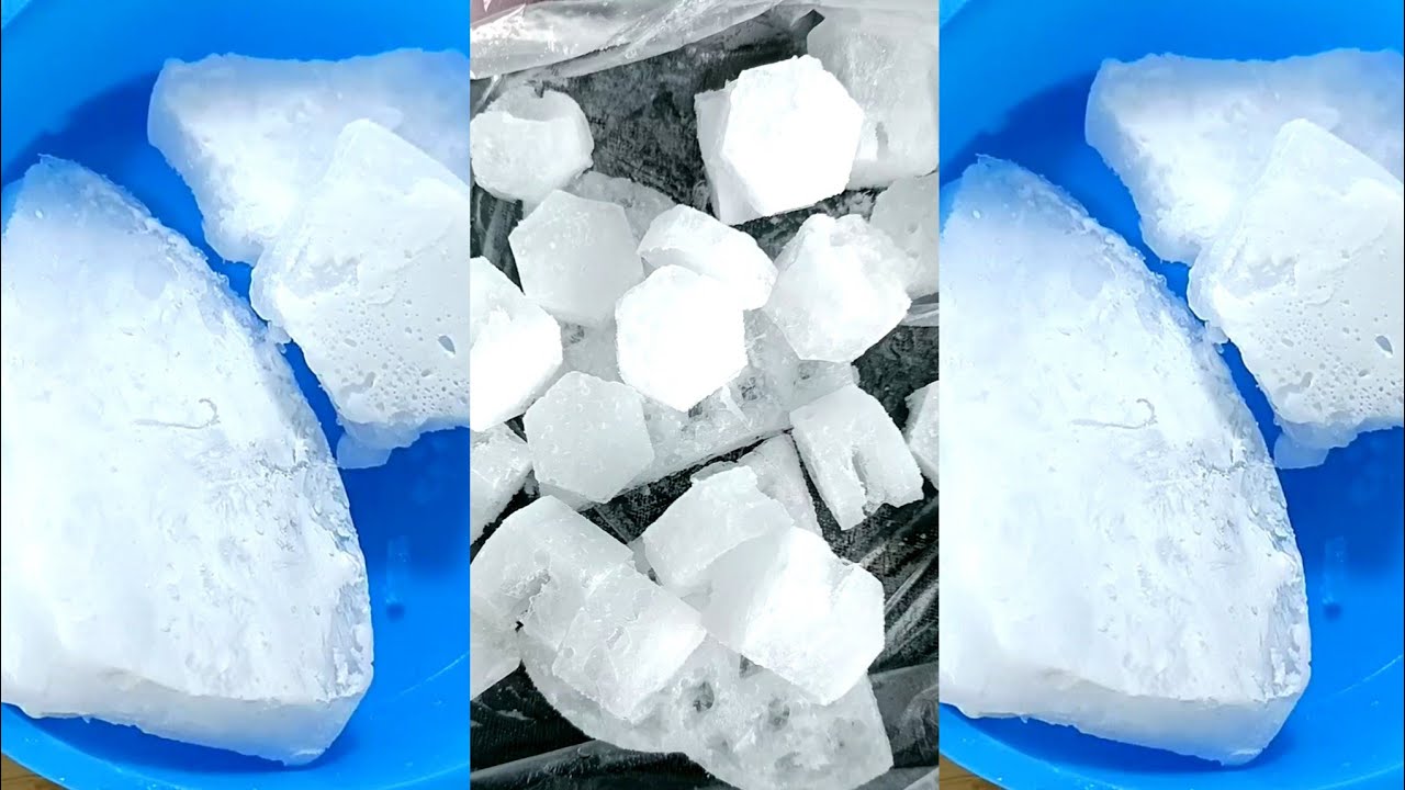 CARBONATED ICE EATING / ICE EATING
