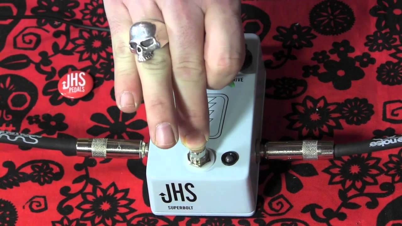JHS Superbolt Supro Amp Style overdrive pedal demo with Kingbee Tele