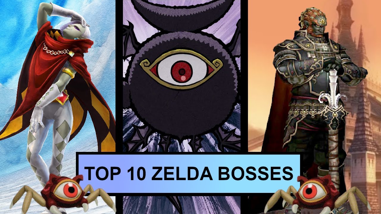 Top 10 Best Zelda Bosses Eyer!