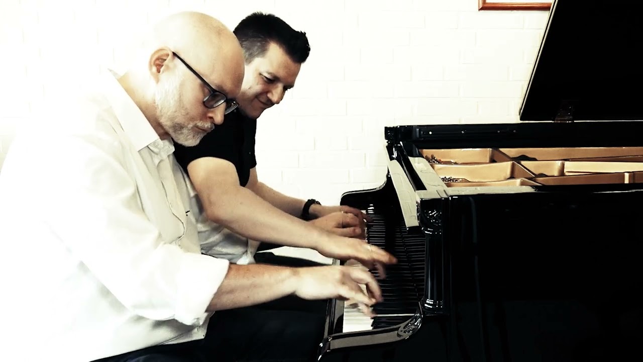 4-hand BOOGIE WOOGIE PIANO Improvisation | Matthias Schlechter & Alex Meisen