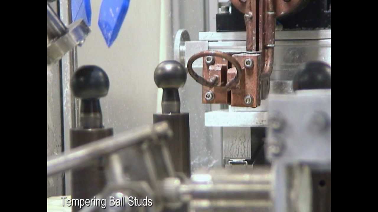 Hardening and Quenching Ball Studs with Induction Heating
