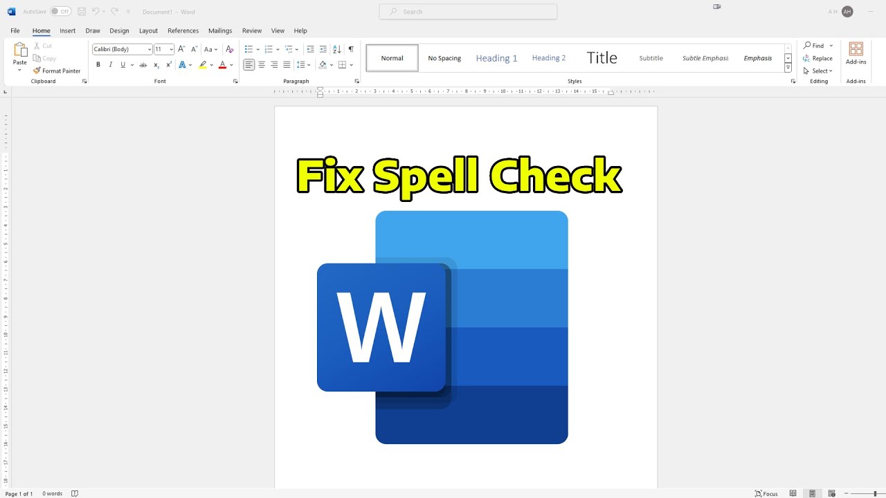 How To Fix Spell Check Not Working in Microsoft Word