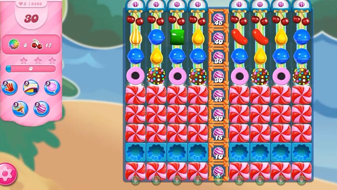 Coconut wheel Color Bomb Combo | Candy crush saga level 9298 || Candy crush saga