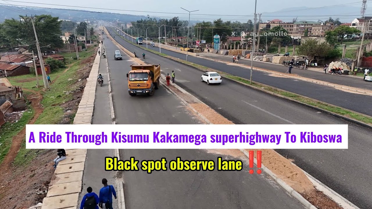 A Ride Through A -(Black Spot )-Road Mamboleo To Kiboswa.