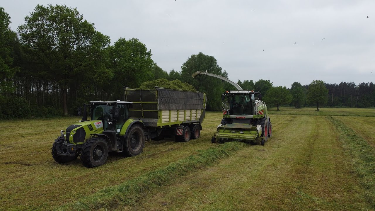 ☆Zbiór Traw 2023☆2x John Deere☆4x Claas☆Świerkot & GR.Urbańczyk☆