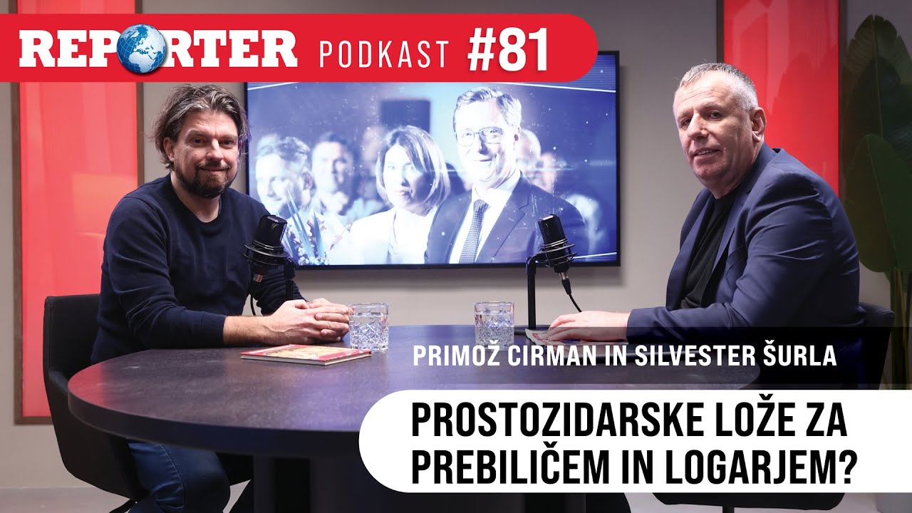 Reporter podkast #81: Prostozidarske lože za Prebiličem in Logarjem?