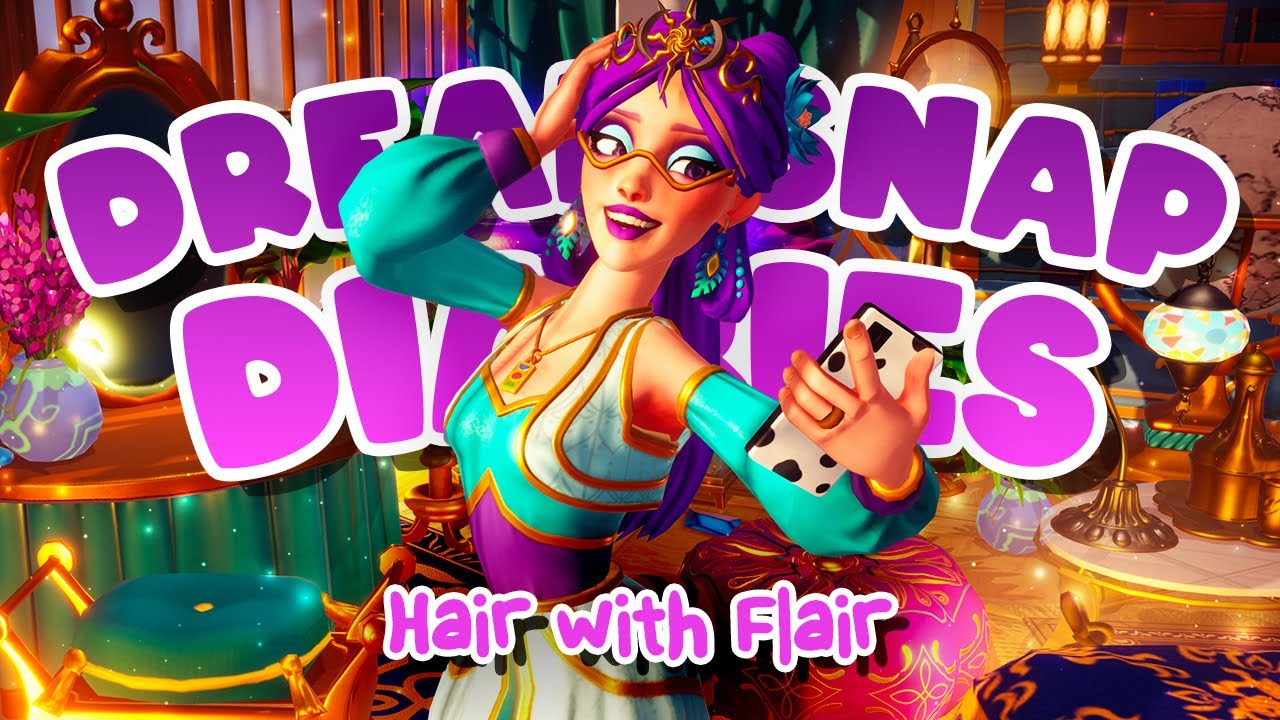 Let's Build My Hair with Flair DreamSnap! (Third Camera Mode & Lighting) Tips | Dreamlight Valley