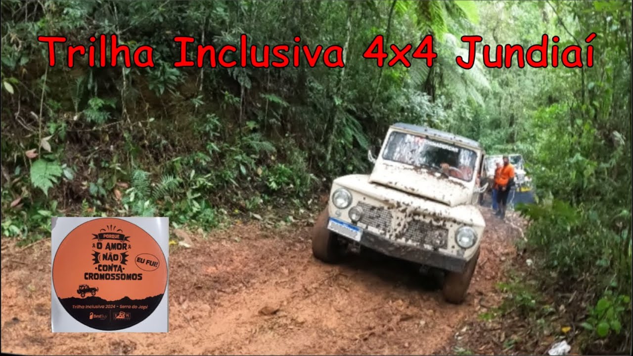 Muita Lama com a Galera do Down e Jipe Integração Jundiaí  na Trilha  Inclusiva 4X4 Serra do Japi