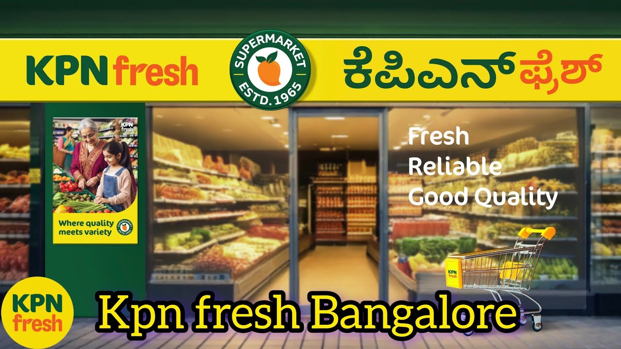 KPN fresh supermarket in Whitefield Bangalore. 2025 biggest sale. 50% offer everything is available