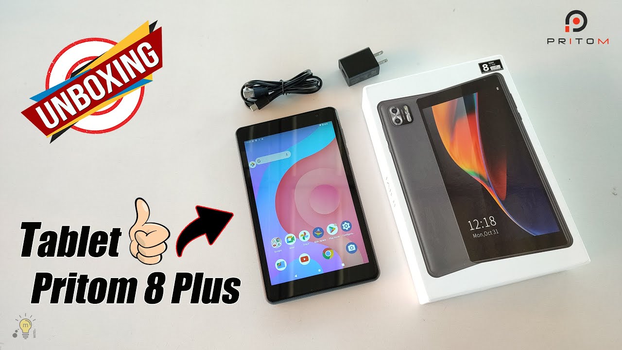 Unboxing Tablet Pritom tab 8 Plus - Bom e barato. O Queridinho do Brasil
