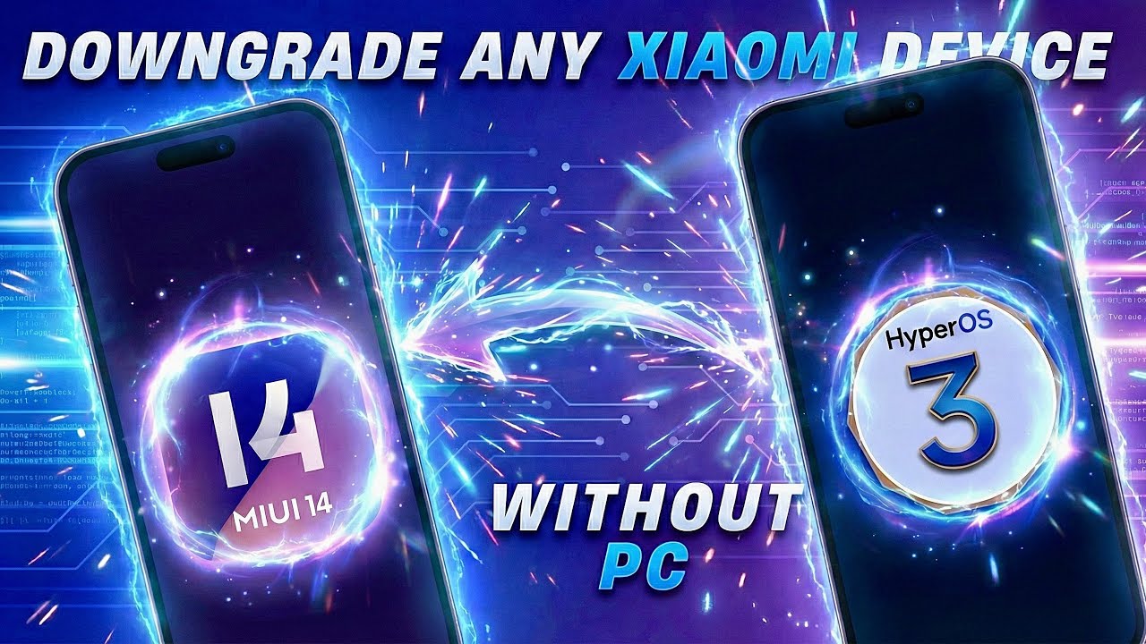 How To Downgrade Any Xiaomi, Redmi, Poco & Mi Devices Without Pc !! 🔥