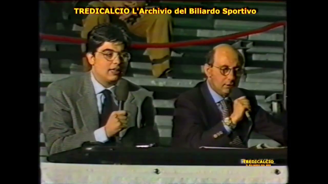 ROSANNA vs MUSNER MEETING NAZIONALE BILIARDO FIERA DI PADOVA 1992 @TREDICALCIO