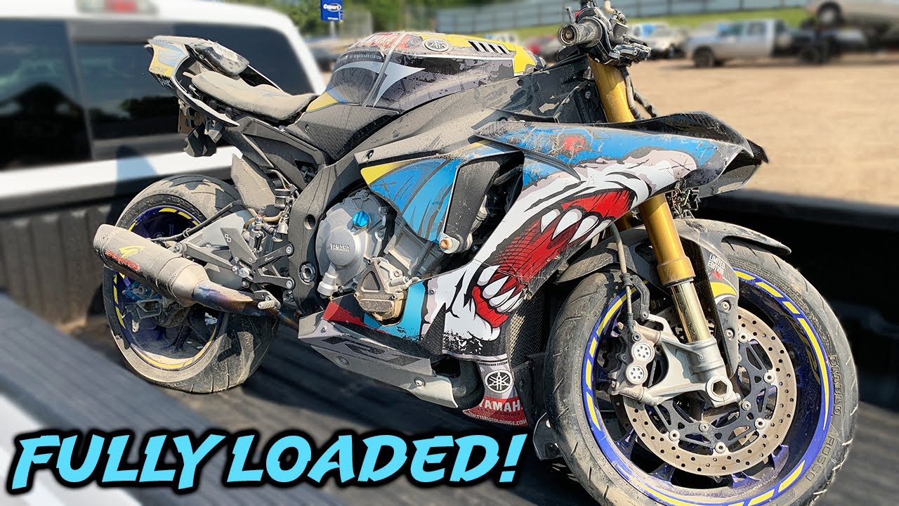 Rebuilding A Wrecked 2016 Yamaha R1M!!!