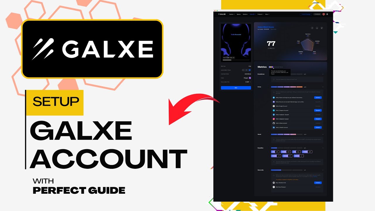 Как настроить учетную запись Galxe | Пошаговое руководство
