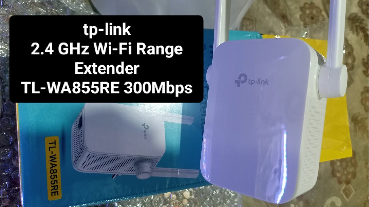 tp link TL-WA855RE WiFi Range Extender Box Opening and Setup Guide