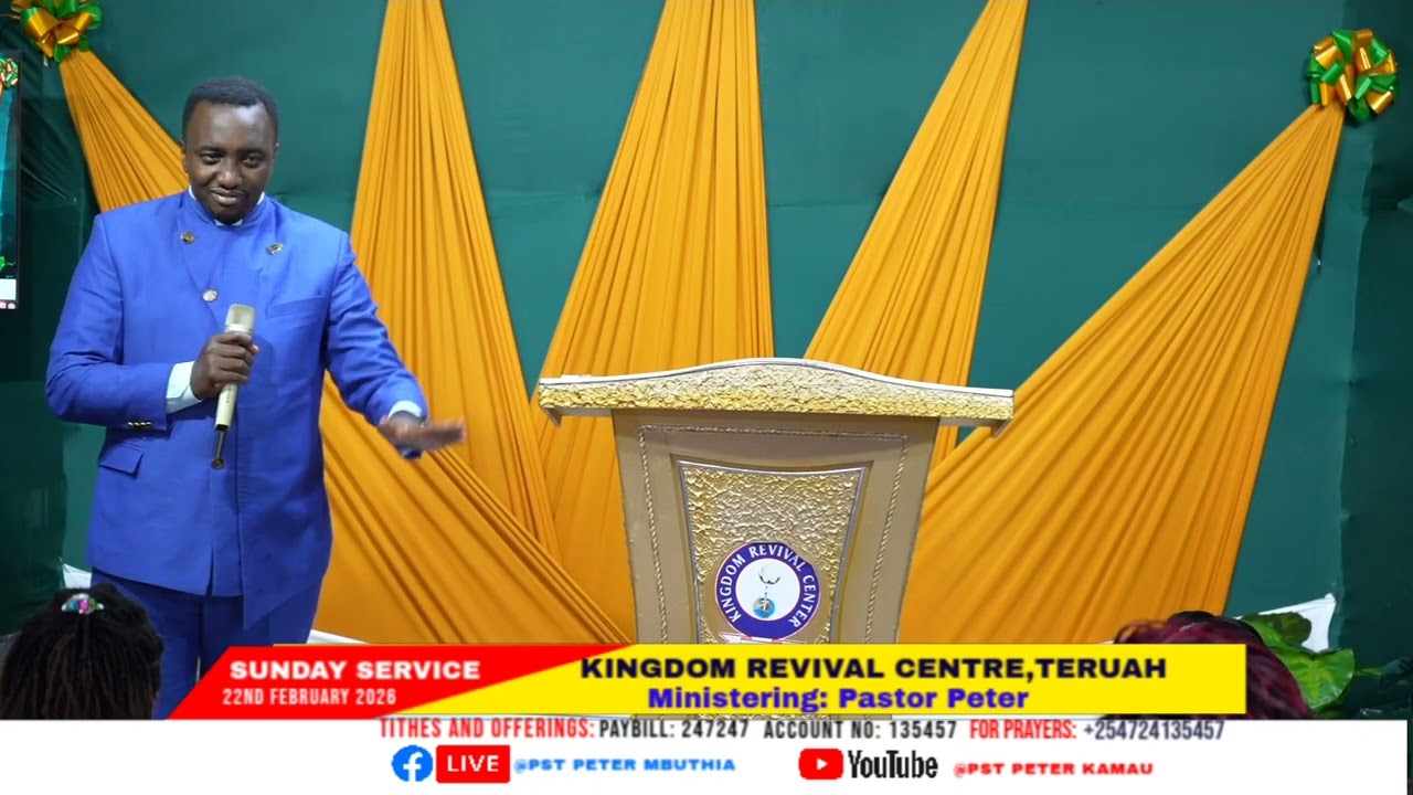 KINGDOM REVIVAL CENTRE  MAIN SERVICE SUNDAY  22.02.2026