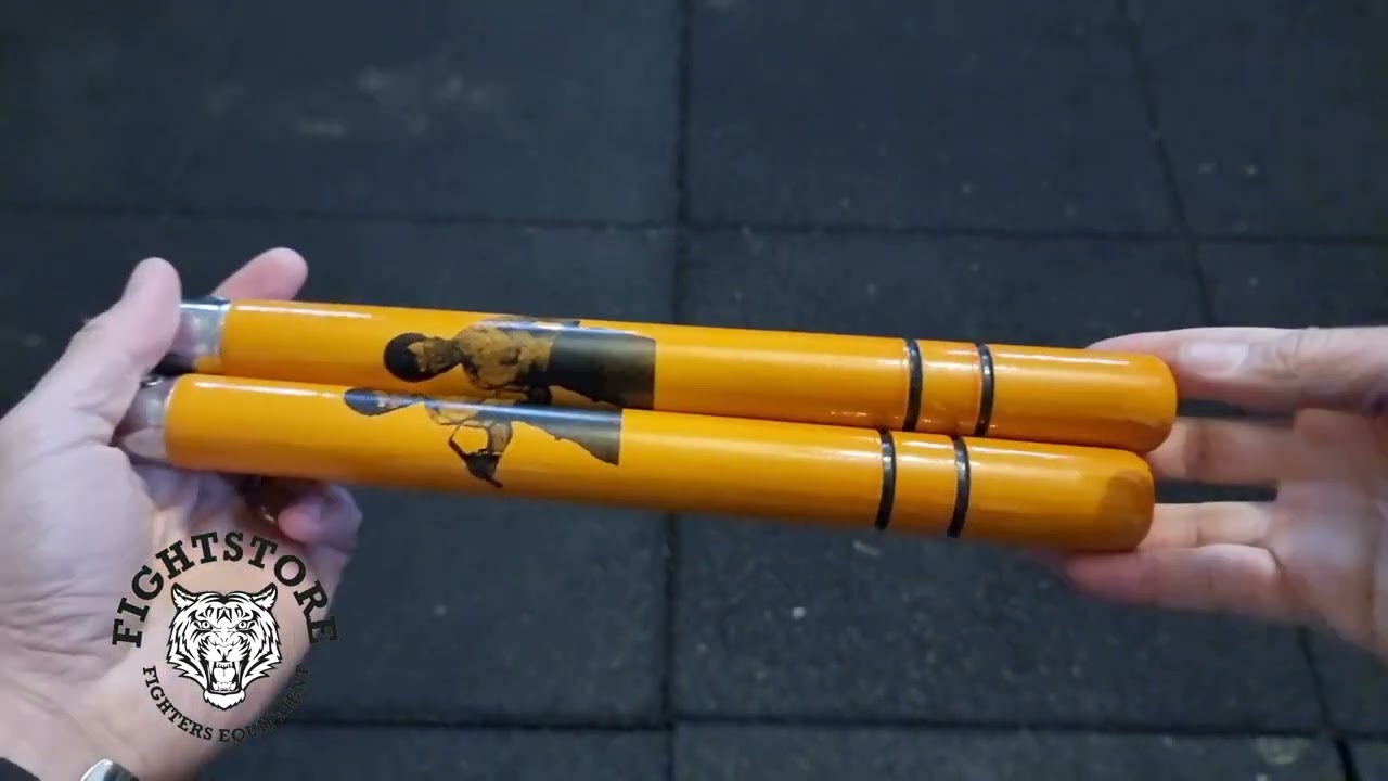 Nunchaku in legno Bruce Lee con catena e snodi