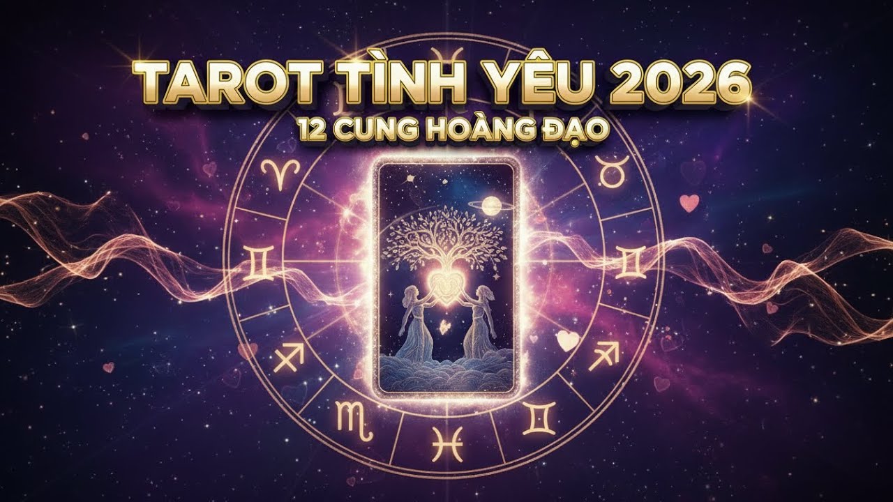 Tarot Dự Đoán 2026: Tình Yêu, Nhân Duyên Của 12 Cung Hoàng Đạo