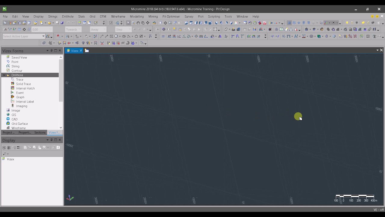 Micromine Tutorial : Starting a new project